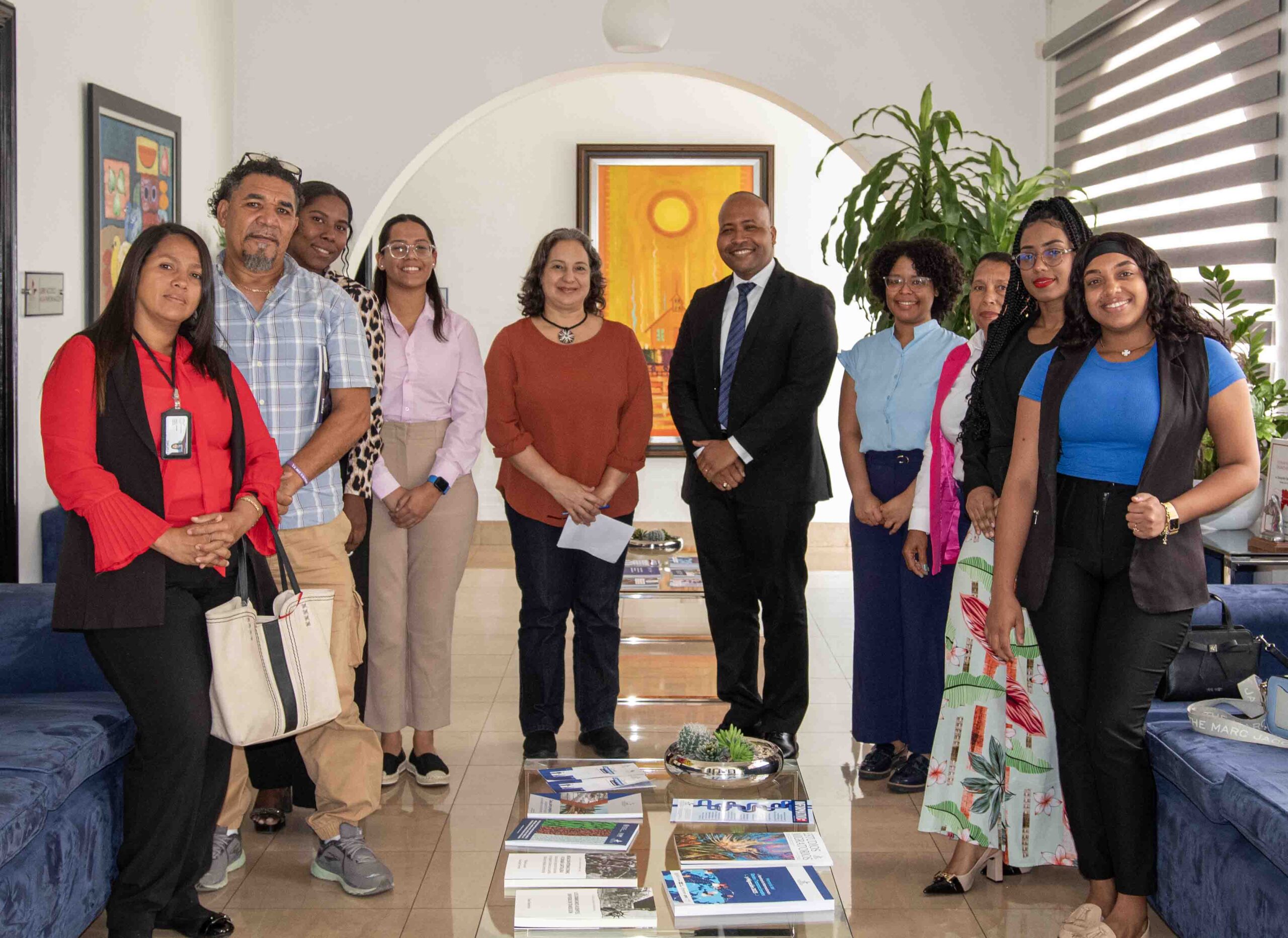 Estudiantes de la Unfhec en el INM RD